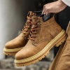 Giày Boot Nam Cao Cổ Combat Đế Cao Su Đúc BCC18 Màu Nâu - Phong Cách Cá Tính, Mạnh Mẽ - Giá 899.500₫ 8