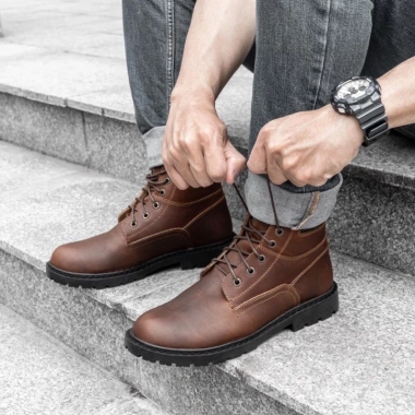 Giày Boot Nam Cổ Cao TEFOSS HN612 Nâu Size 38-44 Giá ưu đãi 3.575.000₫ 4