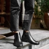Giày boot nam cổ lửng Chelsea màu đen da bò thật Tonkin - Giá giảm 3.09 triệu 4