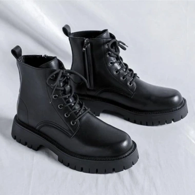 Giày Boot Nam Combat Đế Chunky Khóa Cài GN424 - Siêu Bền, Giá Giảm 2.21 Triệu
