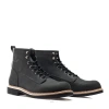 Giày boot nam da bò sáp sáng dạ cổ cao LINEMAN Đen Steeler - đế khâu workwear giảm giá 19% 2