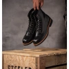 Giày boot nam da bò sáp sáng dạ cổ cao LINEMAN Đen Steeler - đế khâu workwear giảm giá 19% 7