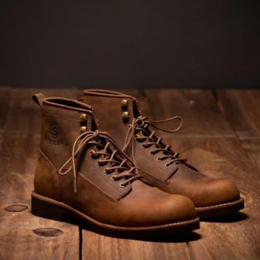 Giày boot nam da bò sáp sáng dạ cổ cao LINEMAN Đen Steeler - đế khâu workwear giảm giá 19% 10 Giày boot nam da bò sáp sáng dạ cổ cao LINEMAN Đen Steeler - đế khâu workwear giảm giá 19% 10
