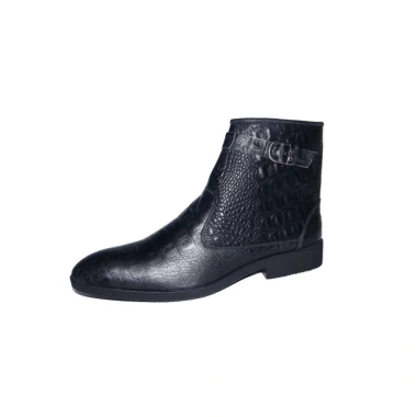 Giày boot nam da bò thật dập vân cá sấu B223 - Giá chỉ 2.435.250₫