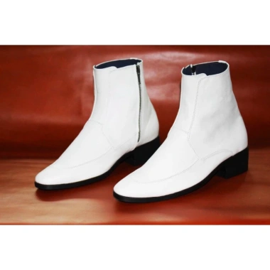 Giày boot nam da bò thật màu trắng B200 - Giá ưu đãi 2.759.250₫, phong cách