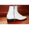 Giày boot nam da bò thật màu trắng B200 - Giá ưu đãi 2.759.250₫, phong cách 4