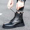 Giày Boot Nam Da Mờ Black GN451 GN394 - Giá ưu đãi 1,462,500₫, phong cách hiện đại 7