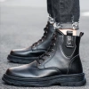 Giày Boot Nam Da Mờ Black GN451 GN394 - Giá ưu đãi 1,462,500₫, phong cách hiện đại 8