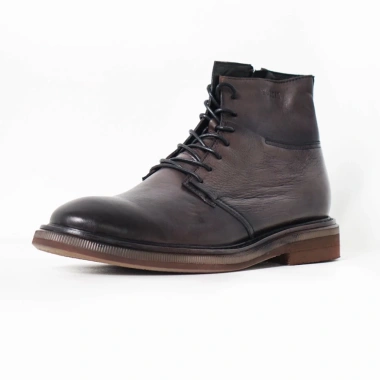 Giày boot nam da thật màu đen và nâu fade, cao cổ, khóa kéo, phong cách công sở 10 Giày boot nam da thật màu đen và nâu fade, cao cổ, khóa kéo, phong cách công sở 10