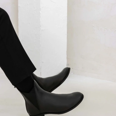 Giày Boot Nam FANGY Cross Mckay Chelsea Đen Bóng - Thời Trang Đỉnh, Đệm êm, Giá ưu đãi 3.867.500₫
