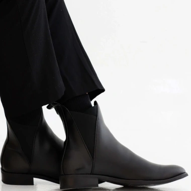Giày Boot Nam FANGY Cross Mckay Chelsea Đen Bóng - Thời Trang Đỉnh, Đệm êm, Giá ưu đãi 3.867.500₫