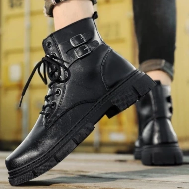 Giày Boot Nam HIPSTER GN449 - Đế khâu 2 màu, khóa kéo, giá 1,430,000₫