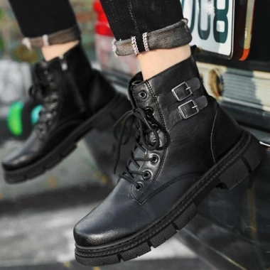 Giày Boot Nam HIPSTER GN449 - Đế khâu 2 màu, khóa kéo, giá 1,430,000₫