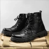 Giày Boot Nam HIPSTER GN449 - Đế khâu 2 màu, khóa kéo, giá 1,430,000₫ 5