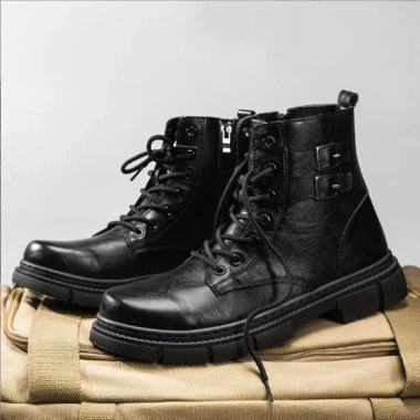Giày Boot Nam HIPSTER GN449 - Đế khâu 2 màu, khóa kéo, giá 1,430,000₫