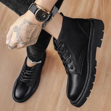 Giày Boot Nam Martin GN271 Đen - Thiết Kế Bền Bỉ, Độ Bám Cao, Giá 1.365.000 VNĐ 3