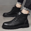 Giày Boots Combat Nam Cổ Cao Đen BCC17 Đế Cao Su Đúc - Chất Lượng Cao, Giá 877.500₫ 7