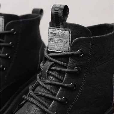 Giày Boots Combat Nam Cổ Cao Đen BCC17 Đế Cao Su Đúc - Chất Lượng Cao, Giá 877.500₫ 8