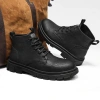 Giày Boots Combat Nam Cổ Cao Đen BCC17 Đế Cao Su Đúc - Chất Lượng Cao, Giá 877.500₫ 9