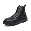 Giày Boots Nam Cao Cổ Da Đen Trơn BCC12 - Phong Cách Chiến Binh, Giá 1.095.500₫