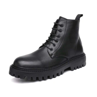 Giày Boots Nam Cao Cổ Da Đen Trơn BCC12 - Phong Cách Chiến Binh, Giá 1.095.500₫ Giày Boots Nam Cao Cổ Da Đen Trơn BCC12 - Phong Cách Chiến Binh, Giá 1.095.500₫