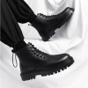 Giày Boots Nam Cao Cổ Da Đen Trơn BCC12 - Phong Cách Chiến Binh, Giá 1.095.500₫ 3
