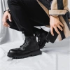 Giày Boots Nam Cao Cổ Da Đen Trơn BCC12 - Phong Cách Chiến Binh, Giá 1.095.500₫ 8