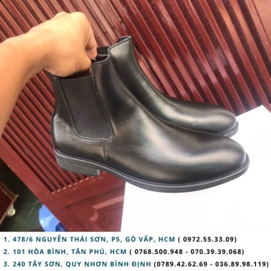 Giày boots nam Chellsea Classic C22 - Da tổng hợp, cổ điển, giảm 21% còn 1.690.000₫