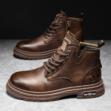 Giày Boots Nam Cổ Cao BCC20 Đế Chắc Chắn Màu Nâu - Giá 884.500₫ 2