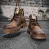 Giày Boots Nam Cổ Cao BCC20 Đế Chắc Chắn Màu Nâu - Giá 884.500₫ 5