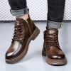 Giày Boots Nam Cổ Cao BCC20 Đế Chắc Chắn Màu Nâu - Giá 884.500₫ 8