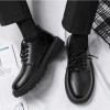 Giày Bốt Cao Cổ Combat Da Trơn Đen - Giá 1.065.000₫, phong cách mạnh mẽ, chất lượng cao 5