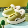 Giày bốt CHEERFUL MARIO đệm nhung dày dặn hình khủng long thời trang ấm áp mùa đông cho bé trai & bé gái