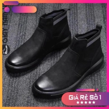 Giày Bốt Da Bò Nam Chelsea Boot Lịch Sự, Mới Lạ - FREESHIP - Sale 33% 1.678.359 VND