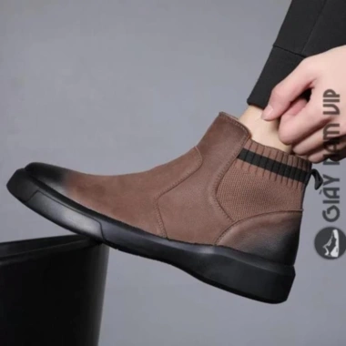Giày Bốt Da Bò Nam Chelsea Boot Lịch Sự, Mới Lạ - FREESHIP - Sale 33% 1.678.359 VND