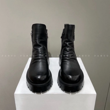 Giày Bốt Da Bò Nhùn Unisex Thời Trang Nam Nữ - PANTU Giá Giảm Đến 2.762K Độc Quyền 2