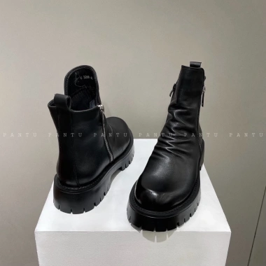 Giày Bốt Da Bò Nhùn Unisex Thời Trang Nam Nữ - PANTU Giá Giảm Đến 2.762K Độc Quyền 4