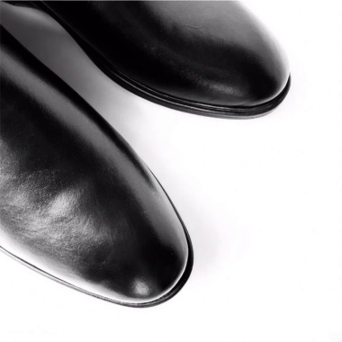 Giày Bốt Nam Chelsea Boots DA Bò Cao Cấp, Mũi Tròn, Đế Cao Su, BH 12 Tháng