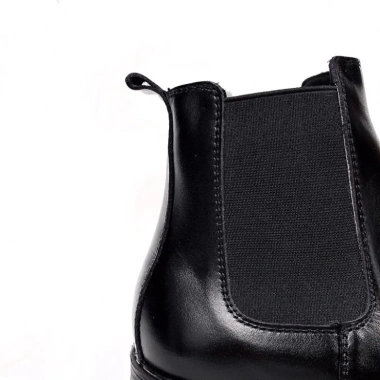 Giày Bốt Nam Chelsea Boots DA Bò Cao Cấp, Mũi Tròn, Đế Cao Su, BH 12 Tháng