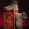 Giày bốt nam nữ Martin Boots Enter Dragon cổ cao Ngựa Nâu Vui Vẻ tăng chiều cao 2.026 2