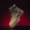 Giày bốt nam nữ Martin Boots Enter Dragon cổ cao Ngựa Nâu Vui Vẻ tăng chiều cao 2.026 4