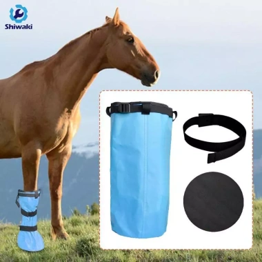 Giày bốt ngâm chân cho ngựa di động, pad EVA êm ái, dây đeo điều chỉnh, giảm 20% 4 Giày bốt ngâm chân cho ngựa di động, pad EVA êm ái, dây đeo điều chỉnh, giảm 20% 4