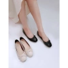 Giày Búp Bê Bệt Nữ Da Thật Cao Cấp Mũi Vuông, Đế Bằng Nơ Chỉ Mềm NUDDO - 389k 6