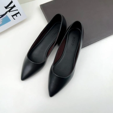 Giày Búp Bê Bệt Nữ Mũi Nhọn Da Thật - Guốc Nữ Đế Bằng Siêu Êm NUDDO NT009 379k 2 Giày Búp Bê Bệt Nữ Mũi Nhọn Da Thật - Guốc Nữ Đế Bằng Siêu Êm NUDDO NT009 379k 2