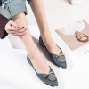 Giày Búp Bê Da Lộn Mũi Nhọn Đế Bằng Thanh Lịch Nữ Size 33-44 Giá chỉ 538.594 VND 5