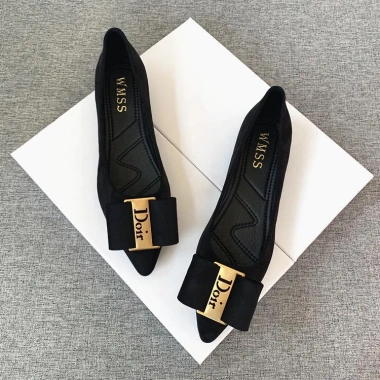 Giày Búp Bê Da Lộn Mũi Nhọn Đế Mềm Êm Thời Trang Nữ 2.025 Size 32‑44 Giá Giảm 20% 5