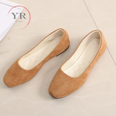 Giày búp bê da lộn mũi tròn size 35-43 cho nữ - Giá chỉ 171.900đ 6