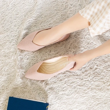 Giày búp bê da lộn nữ thời trang – Đẹp, nhẹ, giá chỉ 207.360₫ giảm tới 20%