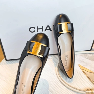Giày Búp Bê Da Mềm Mũi Tròn Đính Nơ Hàn Quốc Nữ Size 33-43 - Thoải Mái, Giá 660.960₫ 2