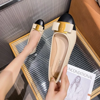 Giày Búp Bê Da Mềm Mũi Tròn Đính Nơ Hàn Quốc Nữ Size 33-43 - Thoải Mái, Giá 660.960₫ 6